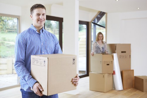 Local office move with careful loading and access planning