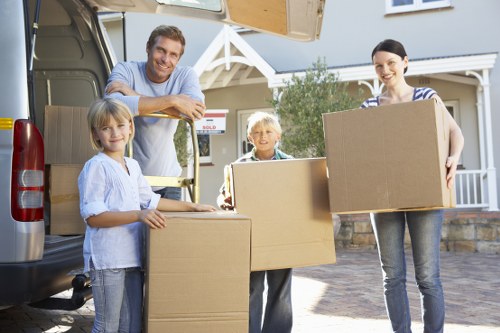 Packing and loading furniture for a local relocation