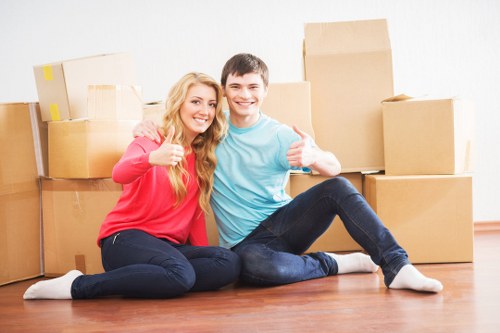 Local moving team handling a flat move in Upton